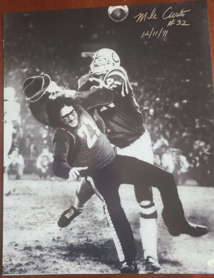 Mike Curtis JSA Coa Autograph 16x20 Photo 1971-12-11 Signed Colts
