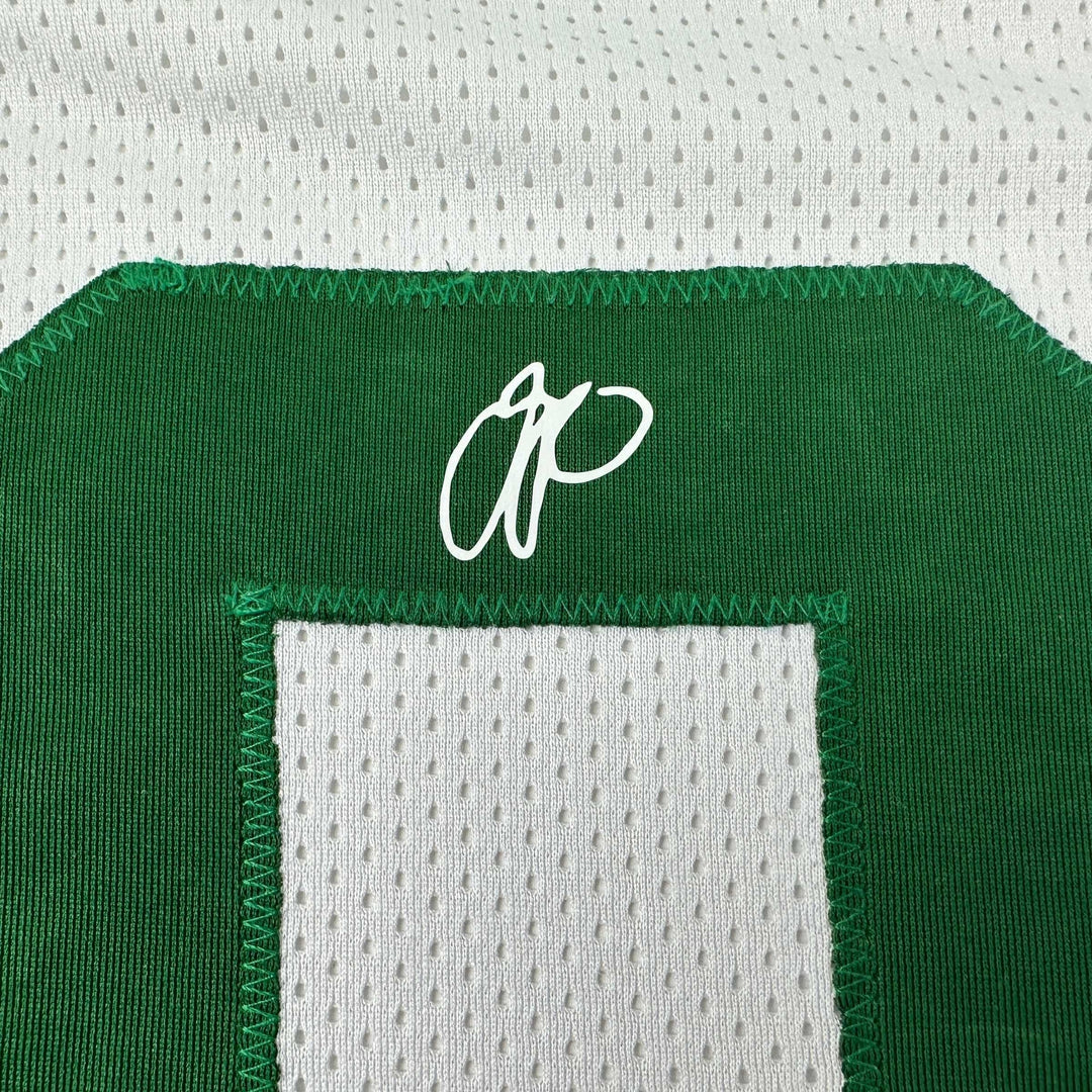 Facsimile Autographed Jayson Tatum Boston White Reprint Auto Jersey Size Mens XL