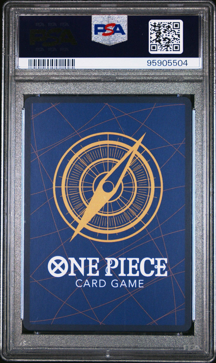 Graded 2024 One Piece OP07 JP Stussy #085 500 Years in the Future Card PSA 10