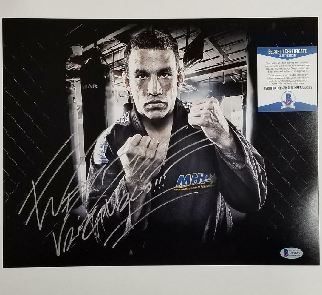 Fabricio Werdum signed 11x14 Photo UFC MMA Autograph (E) ~ Beckett BAS COA