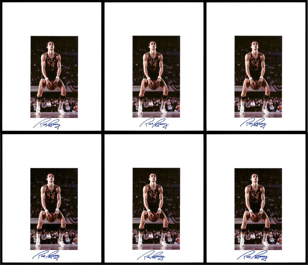 Rick Barry Signed 8.5x11 Photo 12 Count Lot Golden State Warriors