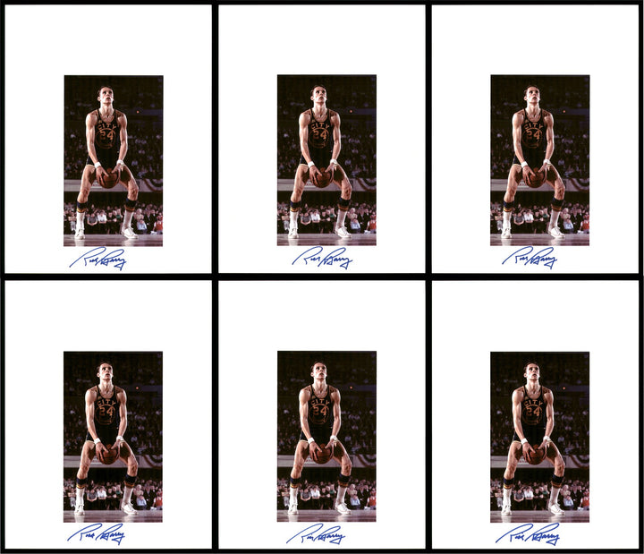 Rick Barry Signed 8.5x11 Photo 12 Count Lot Golden State Warriors