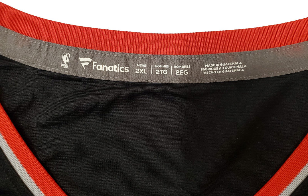 Trail Blazers Damian Lillard Signed Black Fanatics Jersey Size XXL Beckett