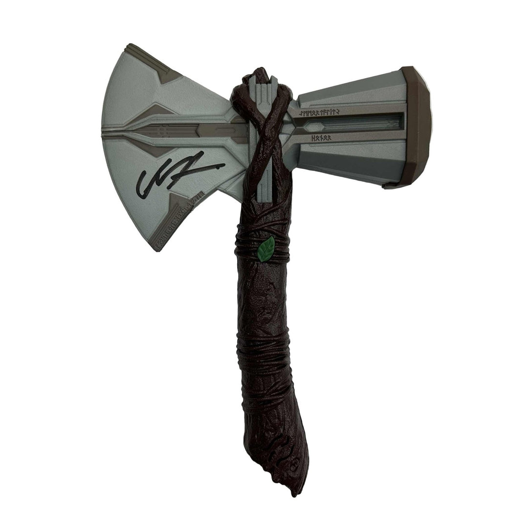 Autographed/Signed Chris Hemsworth Thor Stormbreaker 14" Axe BAS COA