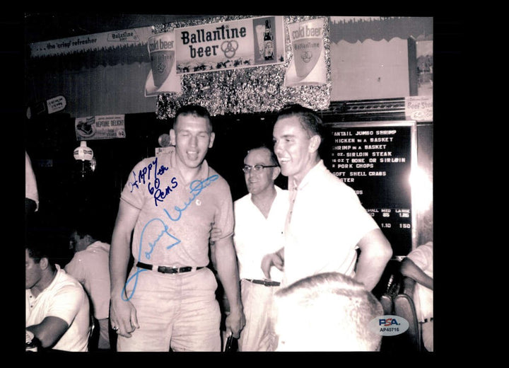Johnny Unitas PSA DNA Autographed 8x10 Original Photo Colts Signed