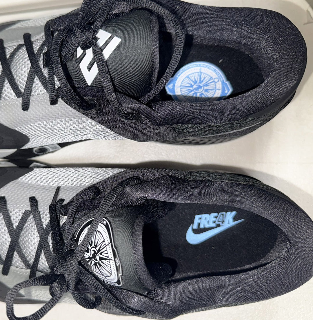 Giannis Signed 2021 PE Promo Baylor Nike Zoom Freak 3 Shoes Size 17 BAS Witness