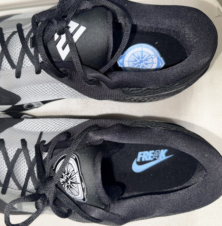 Giannis Signed 2021 PE Promo Baylor Nike Zoom Freak 3 Shoes Size 17 BAS Witness