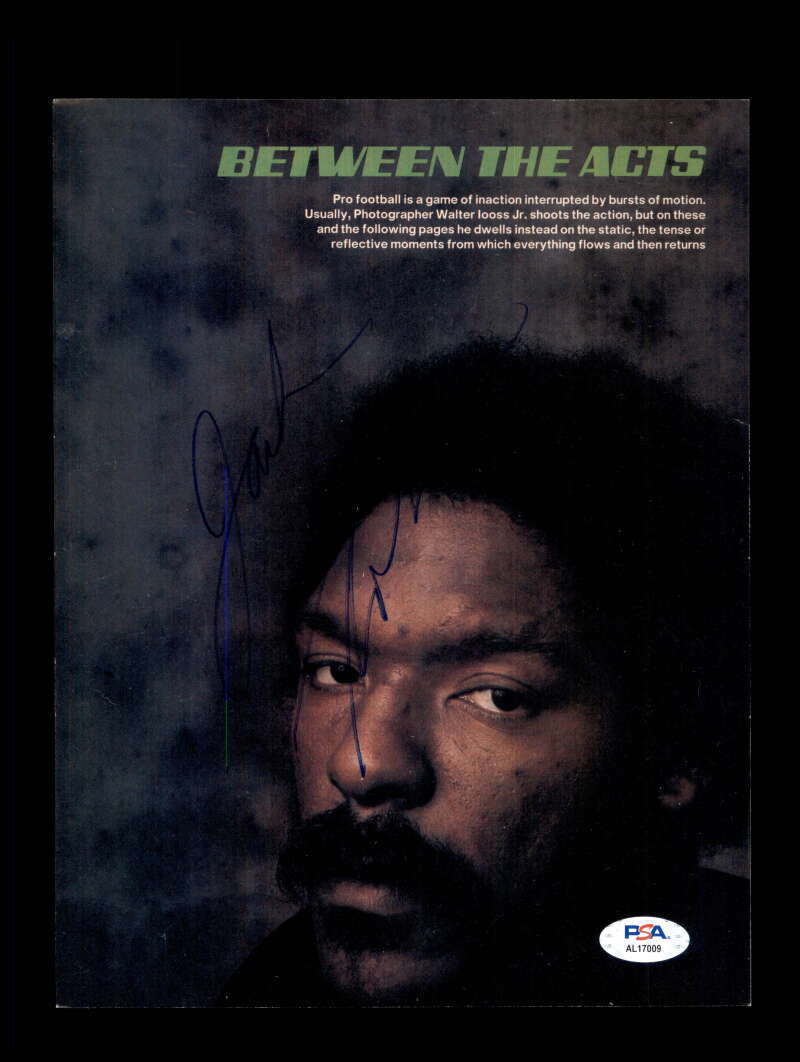 Jack Tatum PSA DNA Signed  8x10 Photo Autograph Raiders