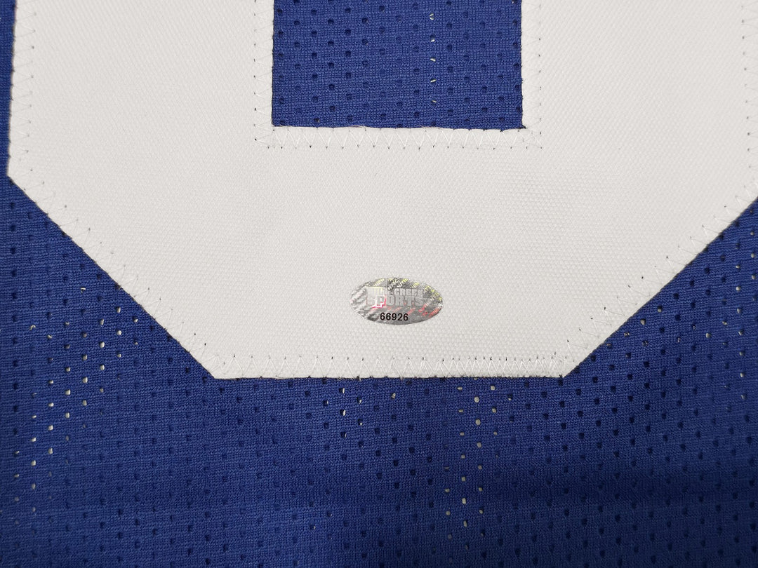 Seattle Seahawks Ernest Jones IV Signed Blue Jersey MCS Holo