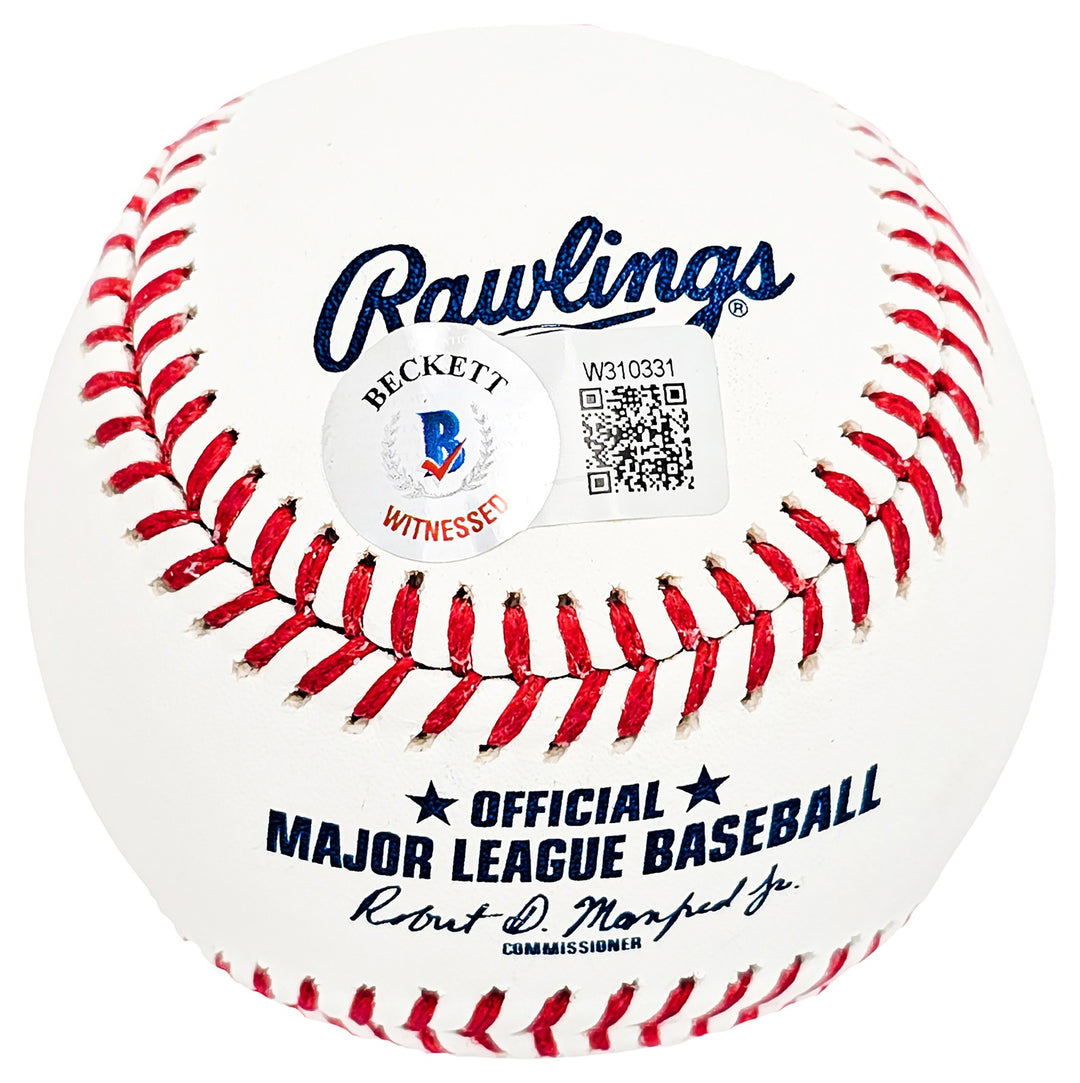 Ron Guidry Signed Official MLB Baseball New York Yankees "Gator" Beckett Witness