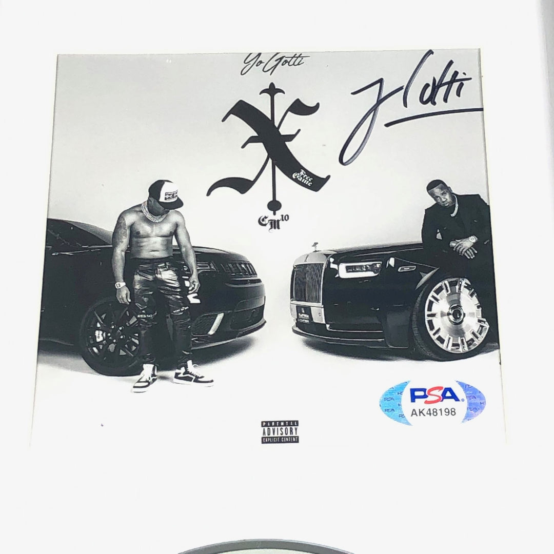 Yo Gotti Signed CD Cover Framed PSA/DNA Free Game Autographed