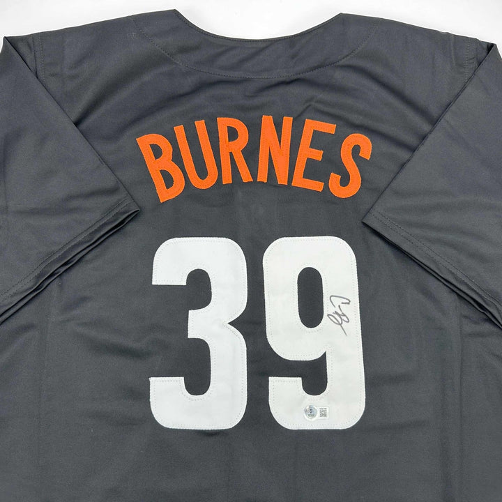Autographed/Signed Corbin Burnes Baltimore City Connect Jersey Beckett COA