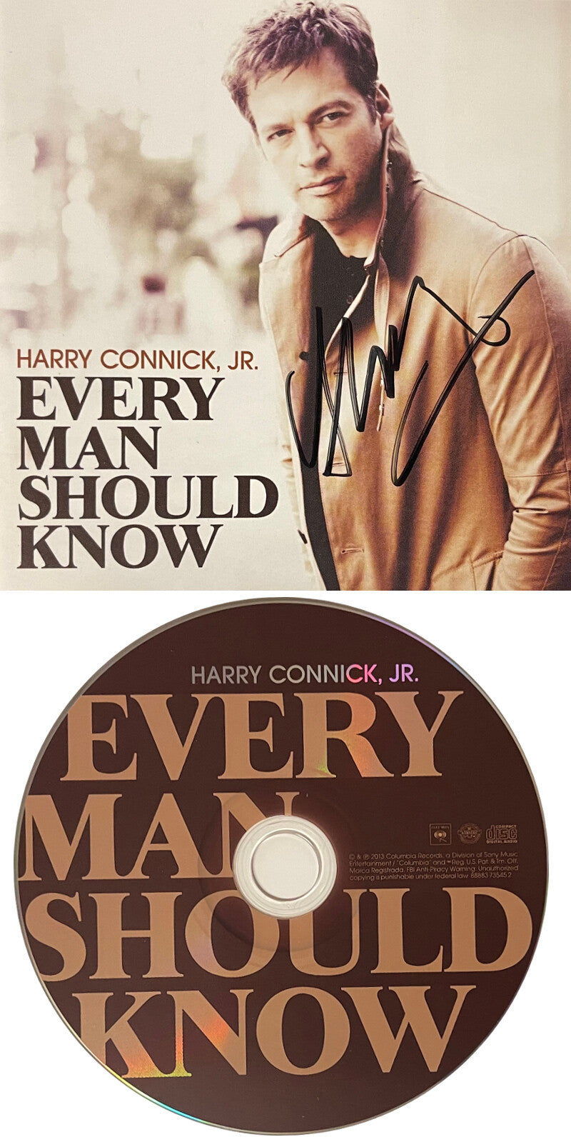 Harry Connick, Jr Signed 2013 Every Man Should Know Album Booklet w/ CD -Beckett