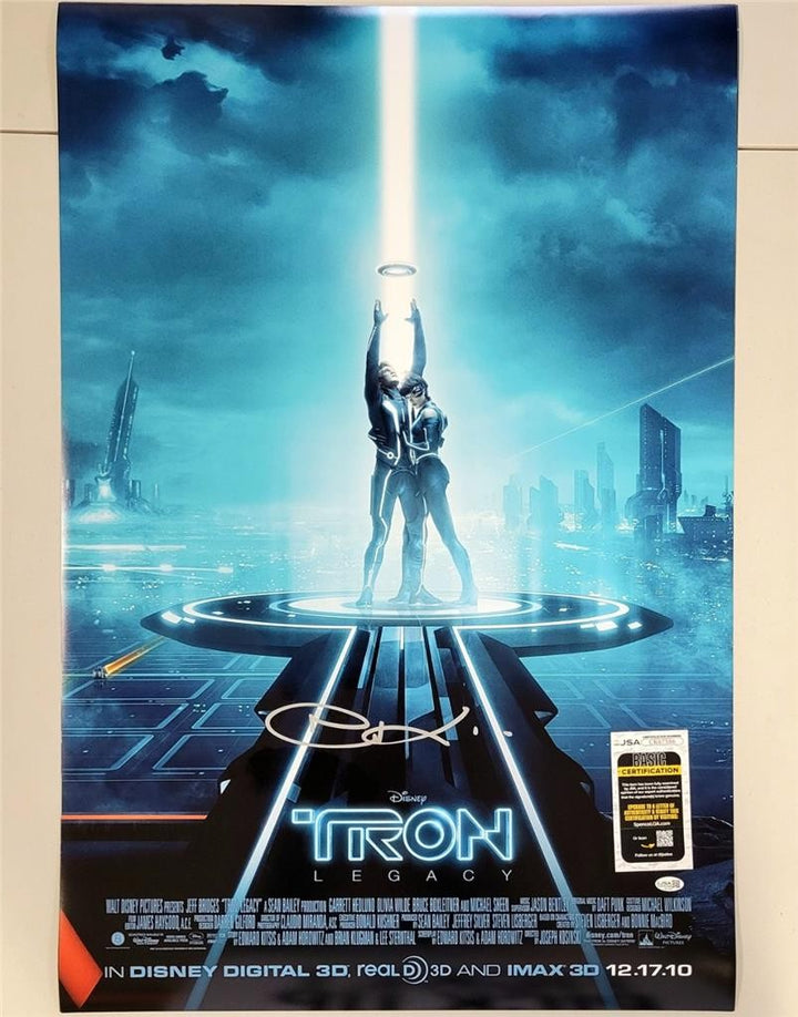 Joseph Kosinski signed Tron Legacy 24x36 Photo Movie Poster autograph (B) ~ JSA