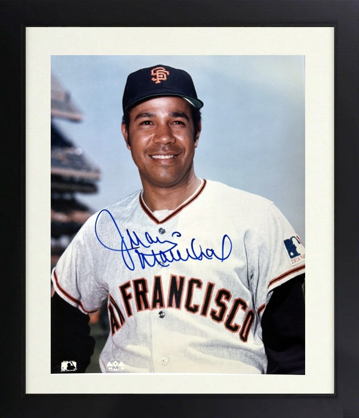 Juan Marichal signed San Francisco Giants MLB 8x10 Photo minor dings Framed- COA