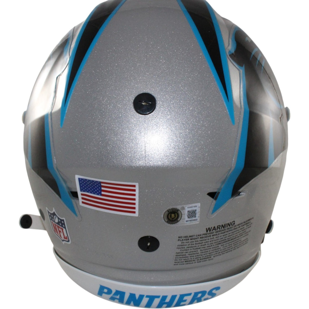 Luke Kuechly Autographed Carolina Panthers SpeedFlex Helmet Beckett WIT 56883