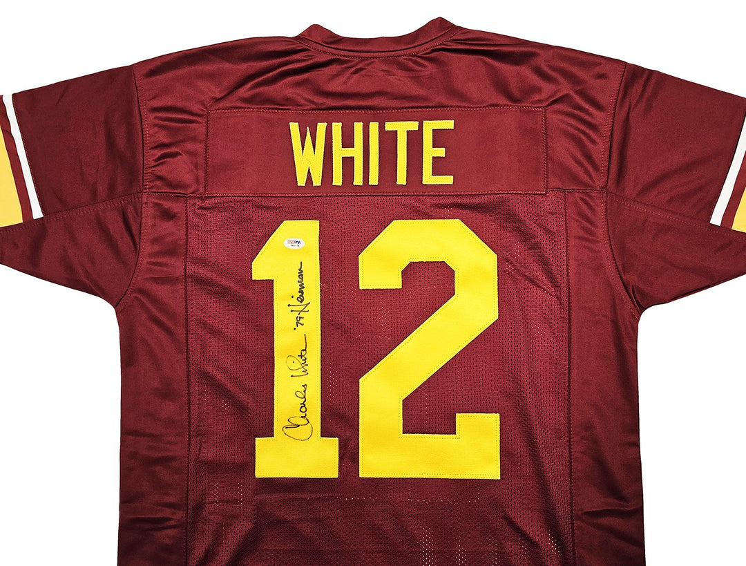 USC Trojans Charles White Autographed Signed Maroon Jersey "79 Heisman" PSA/DNA