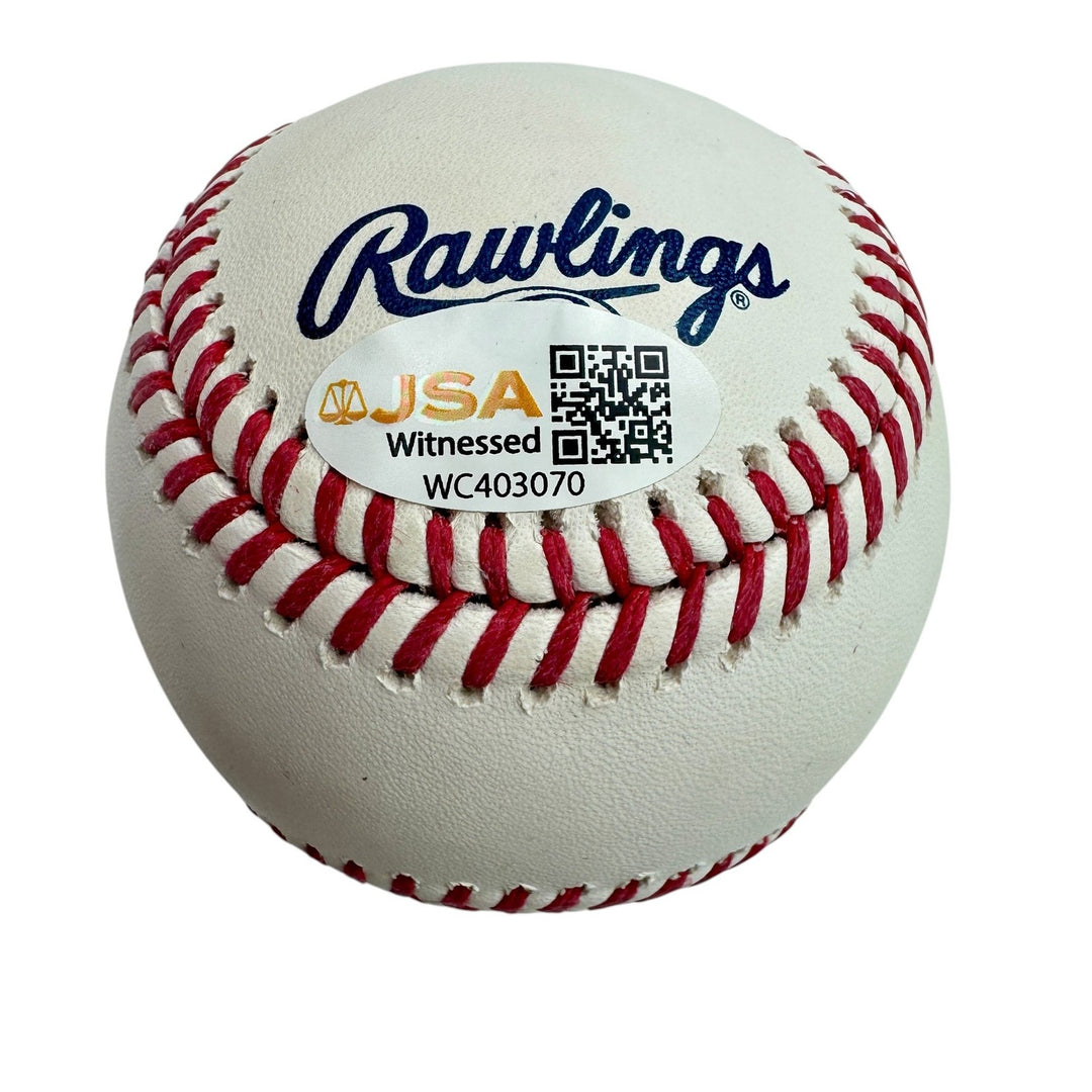 Autographed/Signed Frank Thomas HOF Official Major League Baseball ROML JSA COA
