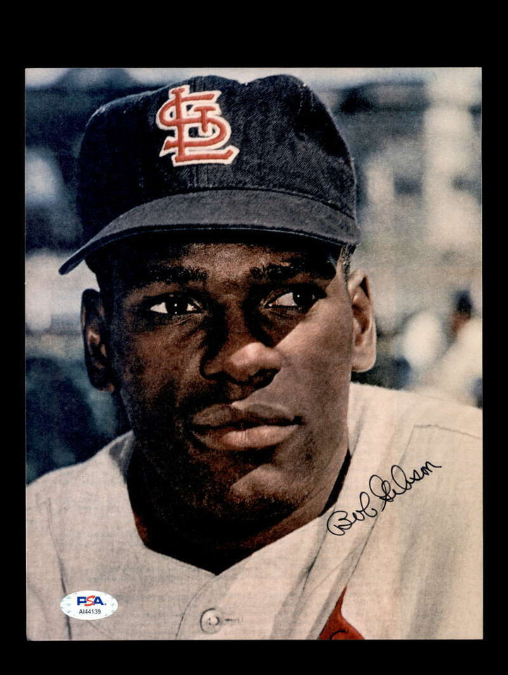 Bob Gibson PSA DNA Coa Hand Signed 8x10 Photo Autograph