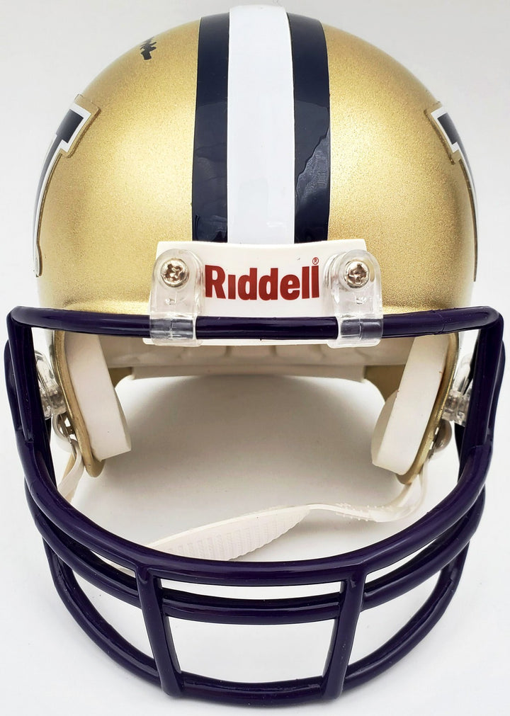 Don James Autographed Signed Washington Huskies Mini Helmet MCS Holo