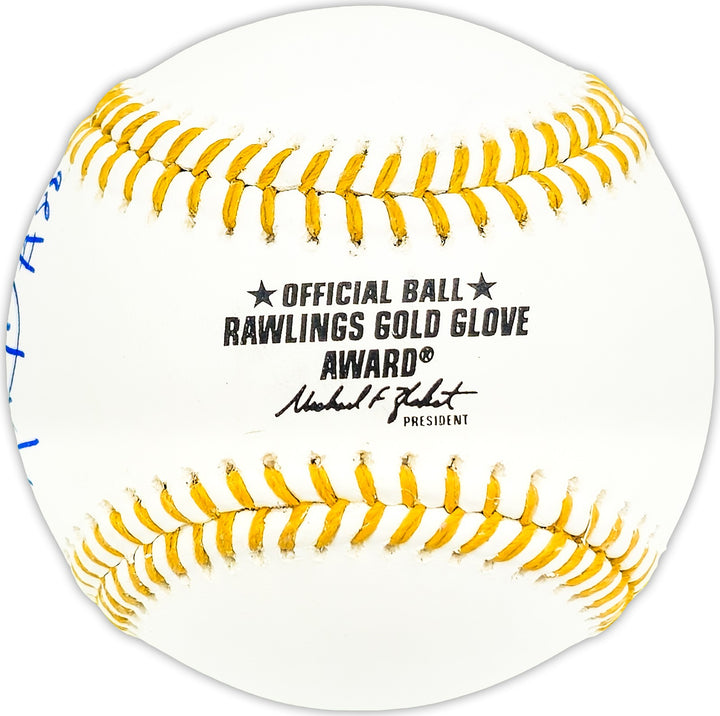 Luis Robert Jr. Signed Gold Glove Logo MLB Baseball Chicago White Sox