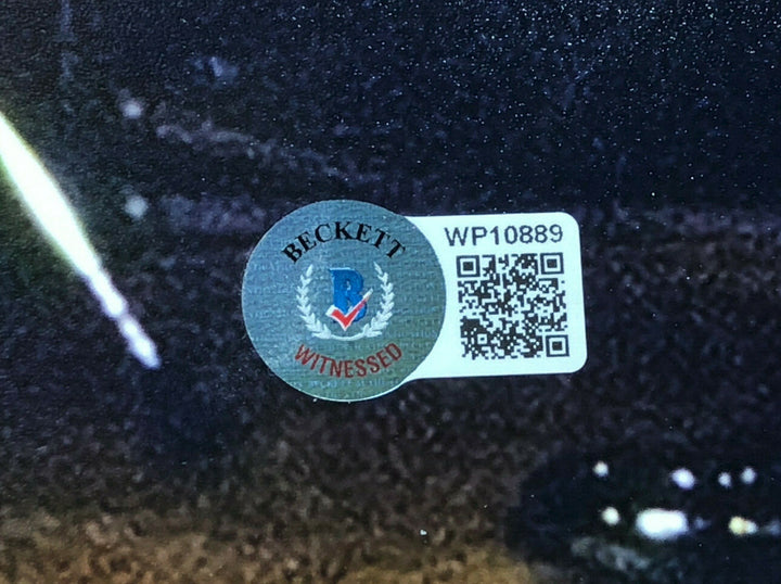 Michael J Fox signed 16x20 Back to the Future photo framed Autograph BAS COA