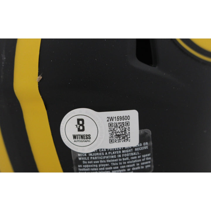 Jayden Reed Autographed Green Bay Packers Eclipse Mini Helmet Beckett 48858