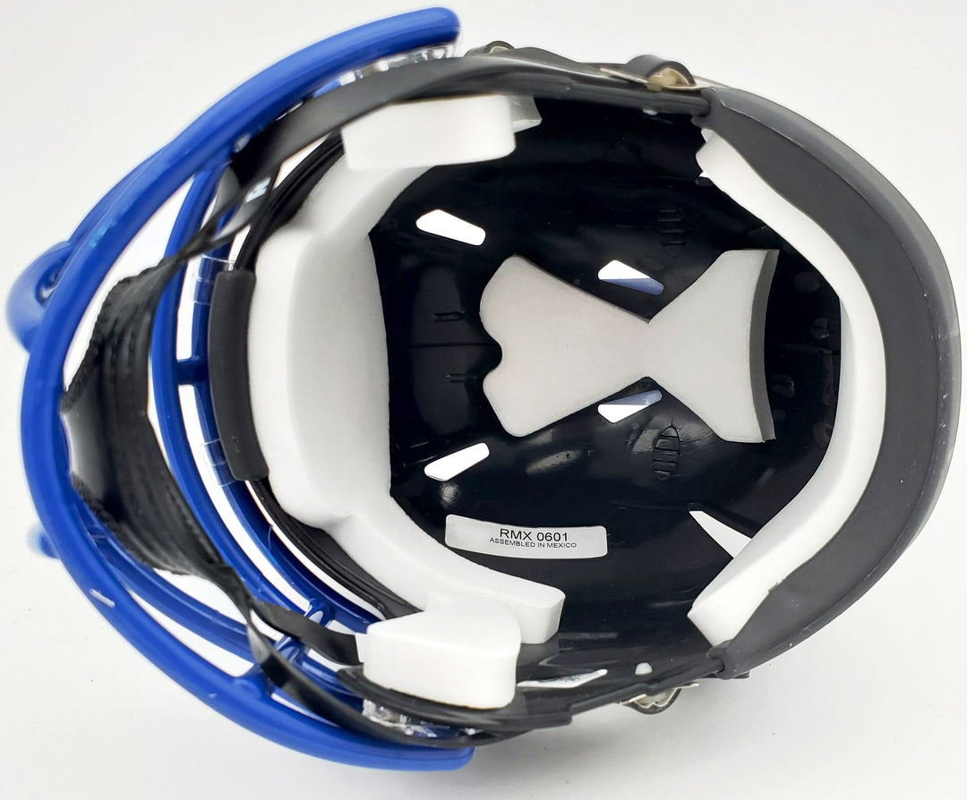 Zach Wilson Signed BYU Cougars Black Speed Mini Helmet Beckett BAS