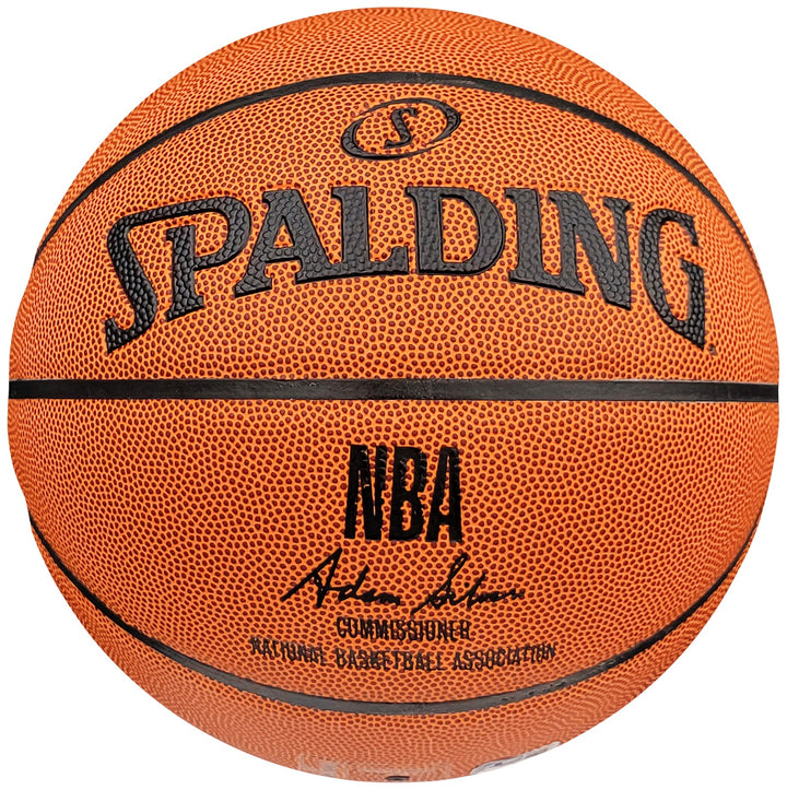 Gary Payton Auto Official Spalding White Basketball Supersonics HOF 2013 Beckett