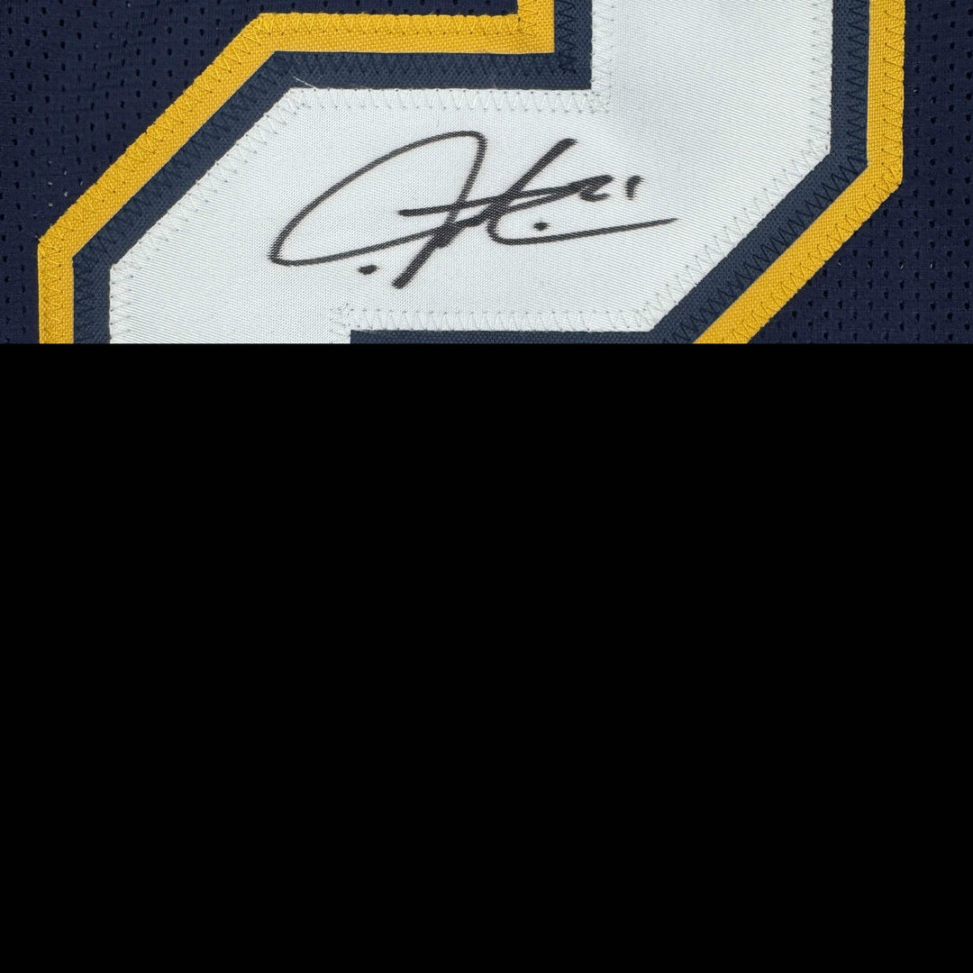 Autographed/Signed LaDainian Tomlinson San Diego LA Dark Blue Jersey JSA COA