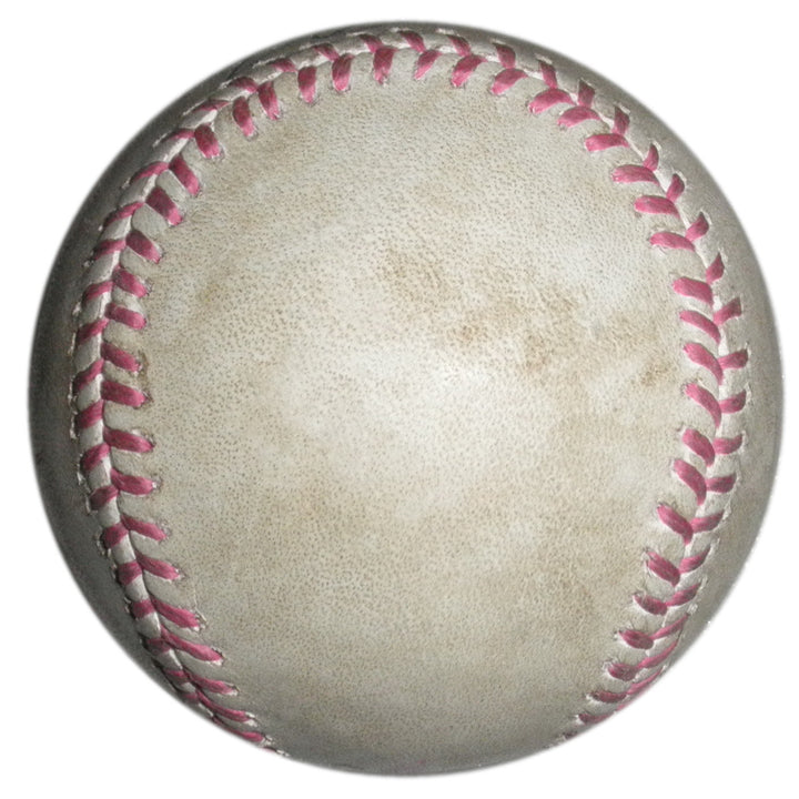 MATT HARVEY SIGNED GAME USED MOTHER'S DAY PINK BALL NY METS PITCH STARLING MARTE
