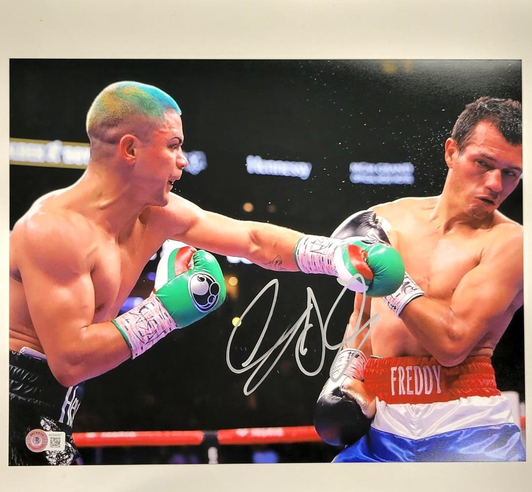 Joseph Diaz Jr. signed 11x14 photo boxing autograph (B) ~ Beckett BAS