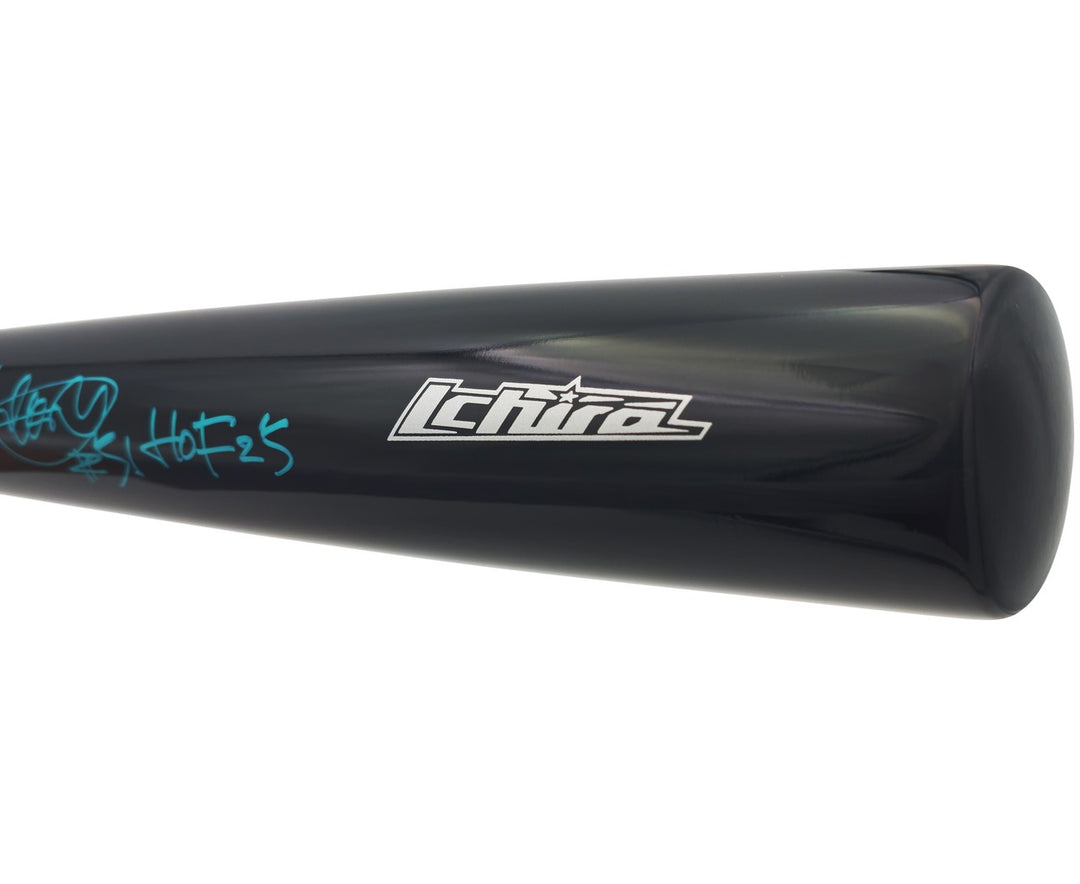 Ichiro Suzuki Auto Black Mizuno Player Model Baseball Bat Mariners HOF 25 BAS