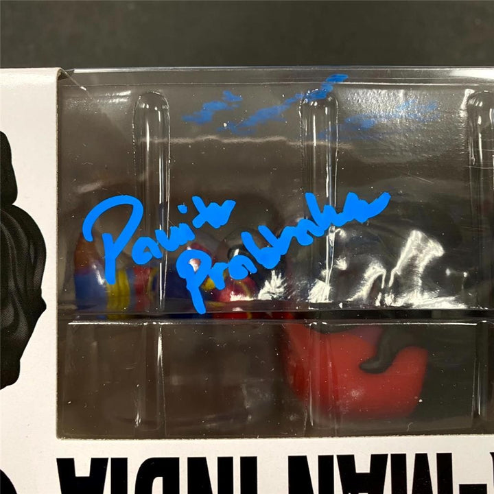 Karan Soni signed "Spider-Man India, Pavitr Prabhakar" Funko Pop! autograph JSA