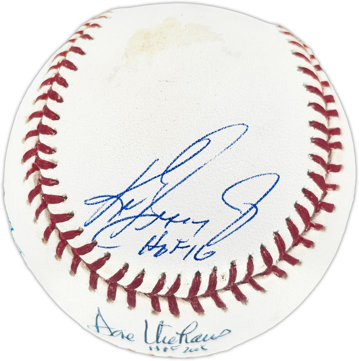 Mariners HOFrs Auto MLB Baseball 5 Sigs Ken Griffey Jr. & Dave Niehaus Beckett