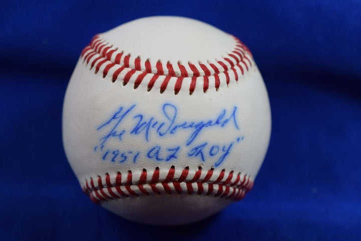 Gil McDougald PSA DNA Autograph Signed Baseball 1951 AL ROY