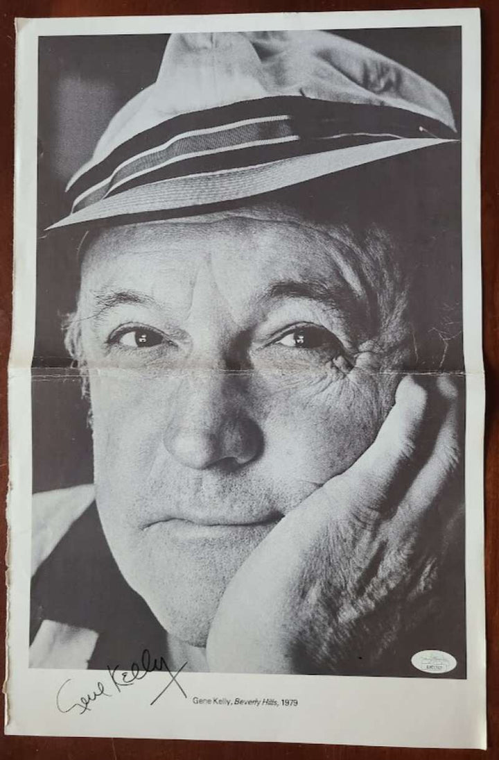 Gene Kelly JSA Coa Signed 11x16 Photo Autograph