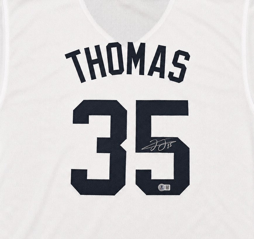 Chicago White Sox Frank Thomas Signed White Jersey Beckett BAS QR