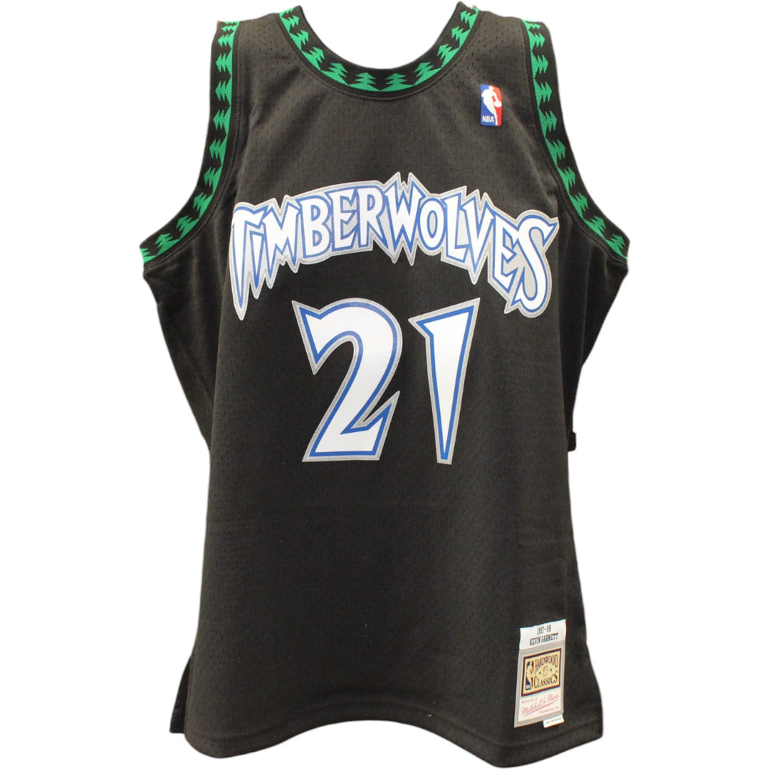 Kevin Garnett Signed Mitchell&Ness Minnesota Timberwolves Jersey L Beckett 50865
