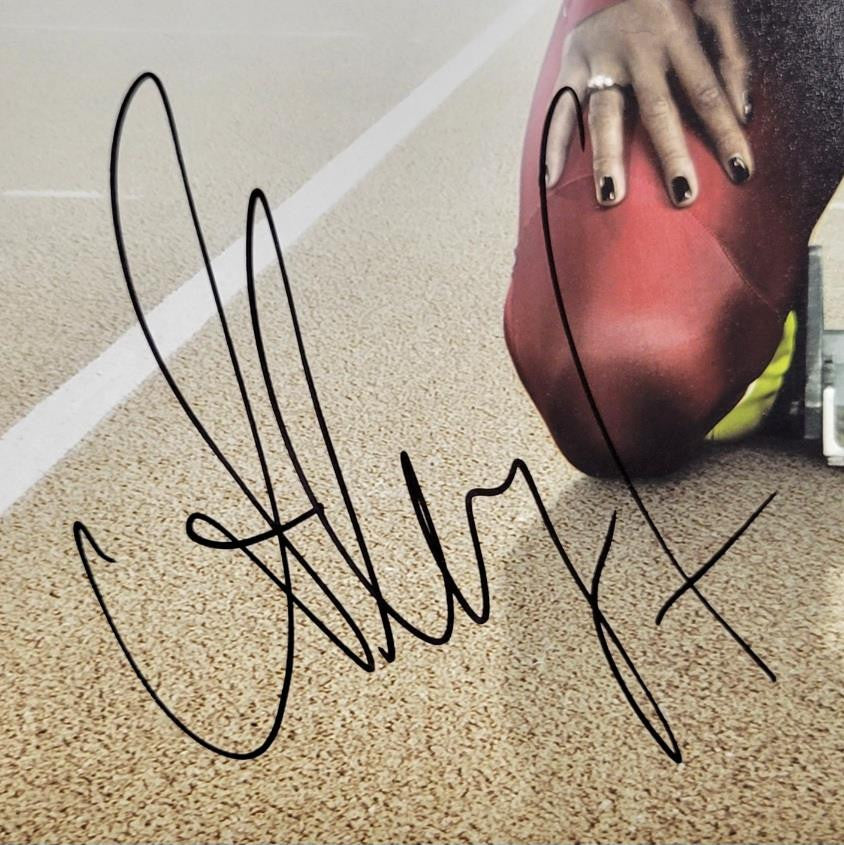 Allyson Felix signed 11x14 Photo USA Olympics Track autograph (B) ~ Beckett BAS