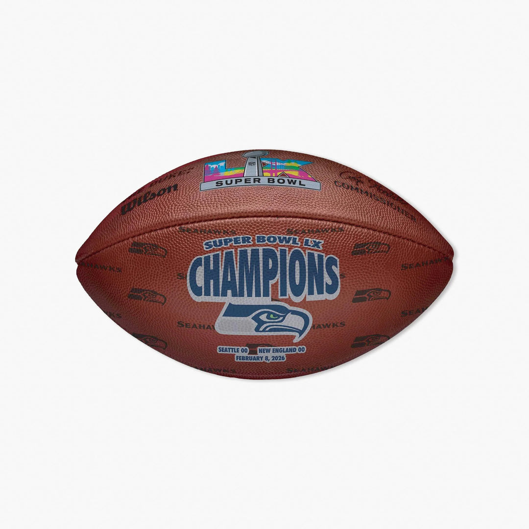 Unsigned Seattle Seahawks Super Bowl LX Champions Commemorative Football