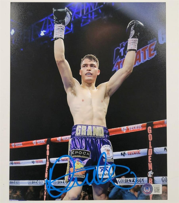 Oscar Duarte signed 8x10 photo boxing autograph (A) ~ Beckett BAS