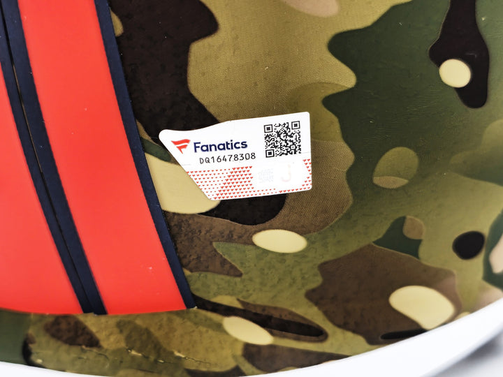 Russell Wilson Auto Broncos Camo Salute to Service Full Size Rep Helmet Fanatics