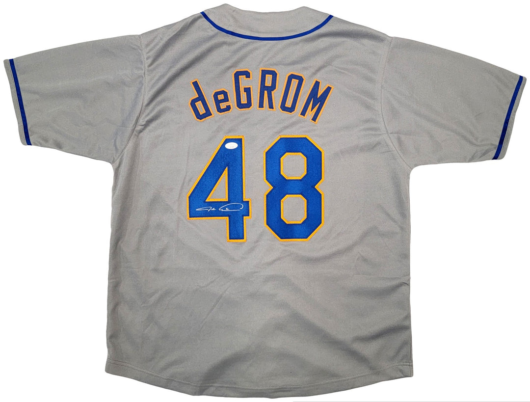 New York Mets Jacob deGrom Autographed Signed Gray Jersey JSA