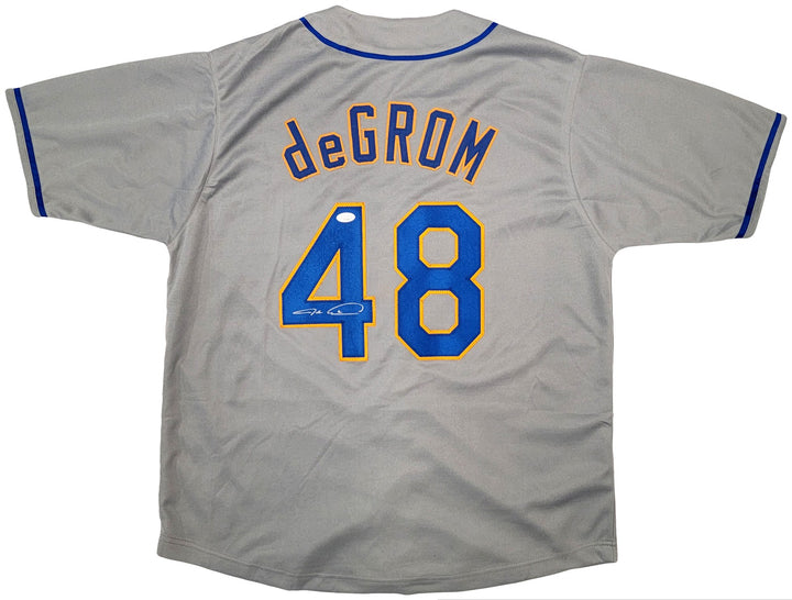 New York Mets Jacob deGrom Autographed Signed Gray Jersey JSA