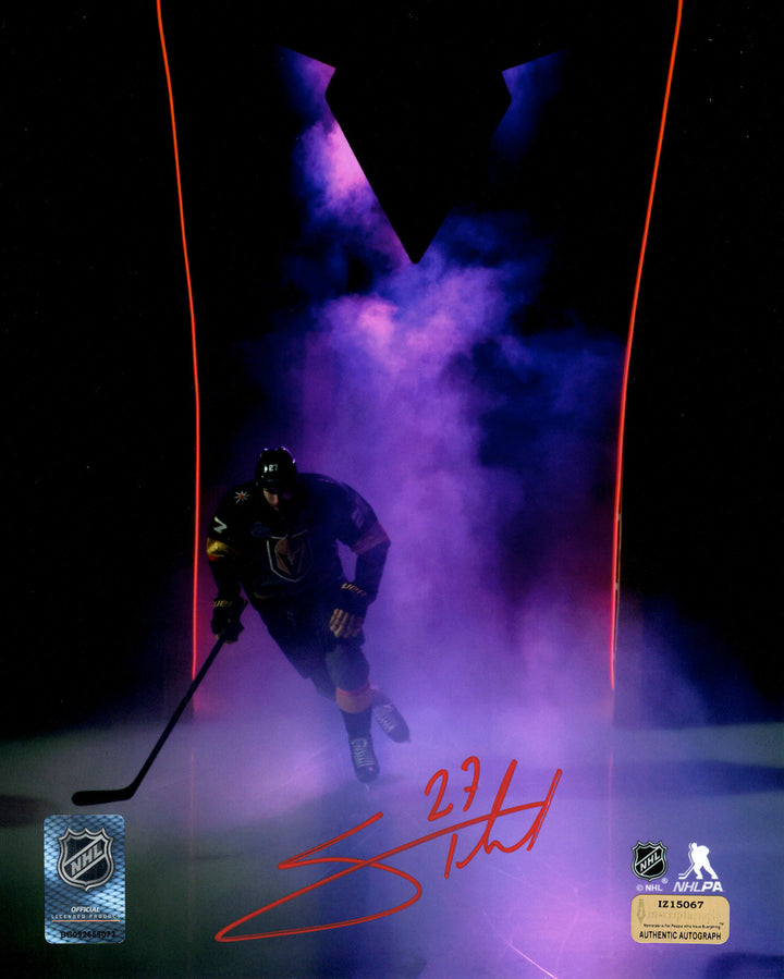 Shea Theodore Autographed Vegas Golden Knights 8x10 Photo COA Inscriptagraphs 2