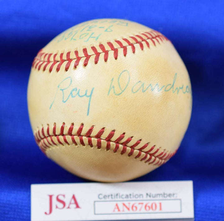 Ray Dandridge JSA COA Autograph Florida State League Signed Baseball