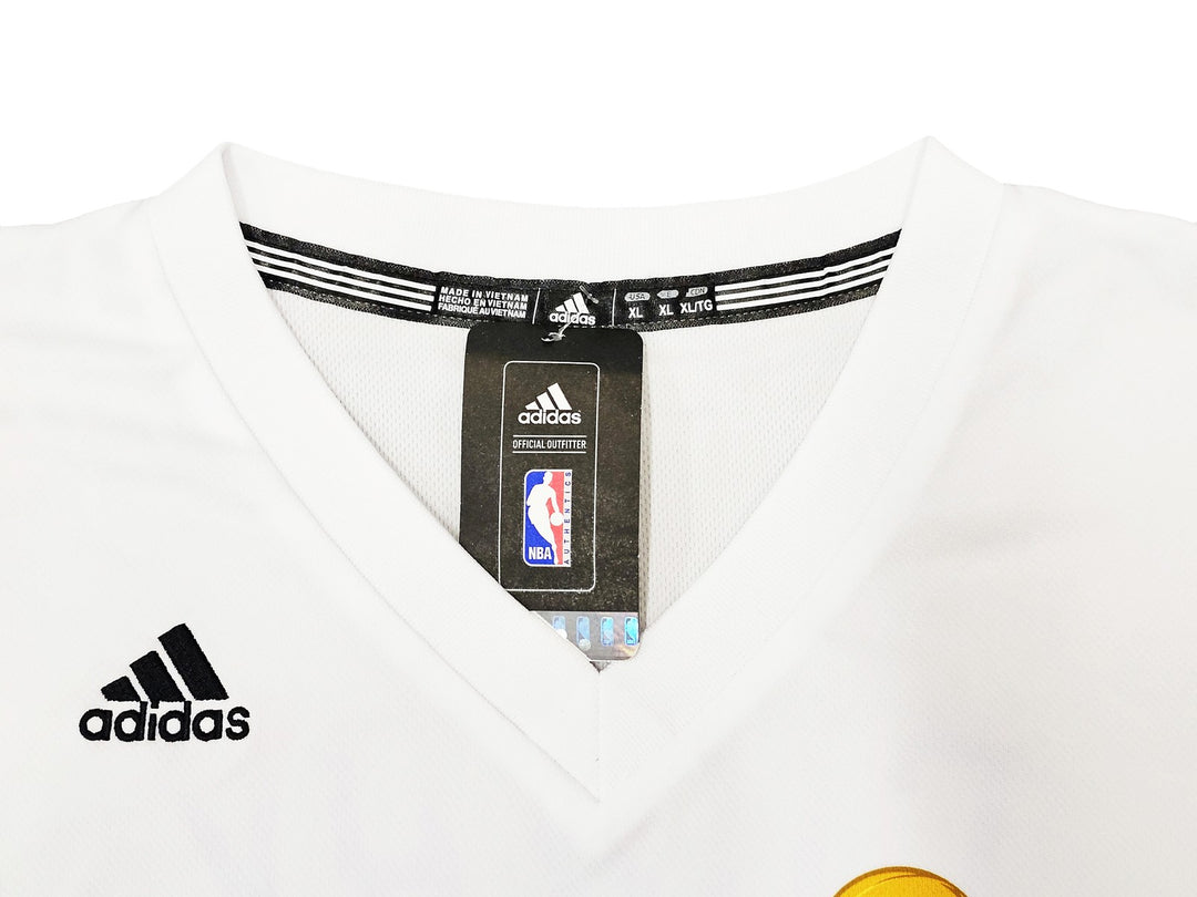 Warriors Stephen Curry Auto White Adidas 2017 NBA Finals Champ Jersey XL Beckett