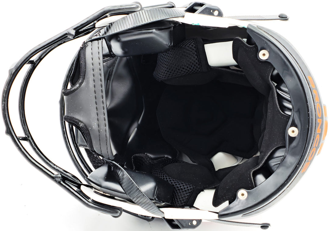 Russell Wilson Auto Broncos Lunar Eclipse White Full Hyper Flex Helmet Fanatics