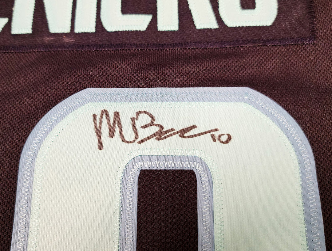 Kraken Matty Beniers Auto Blue Adidas Jersey Size 54augural Patch Fanatics